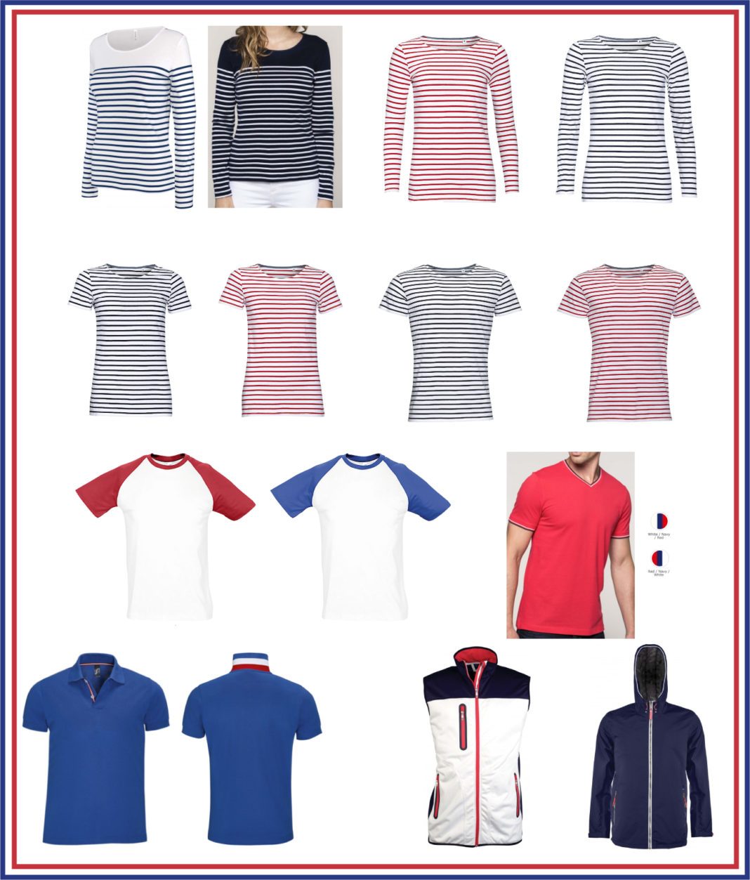 Présentoir de 20 kits supporters équipe de France de foot - Equinoxe Cadeaux