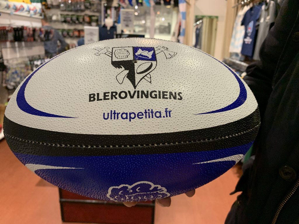 ballons de rugby personnalisés blerovingiens