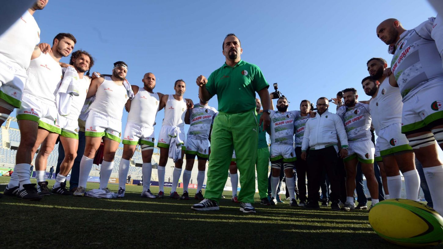 équipe nationales algérienne de rugby équipée par Ultra Petita