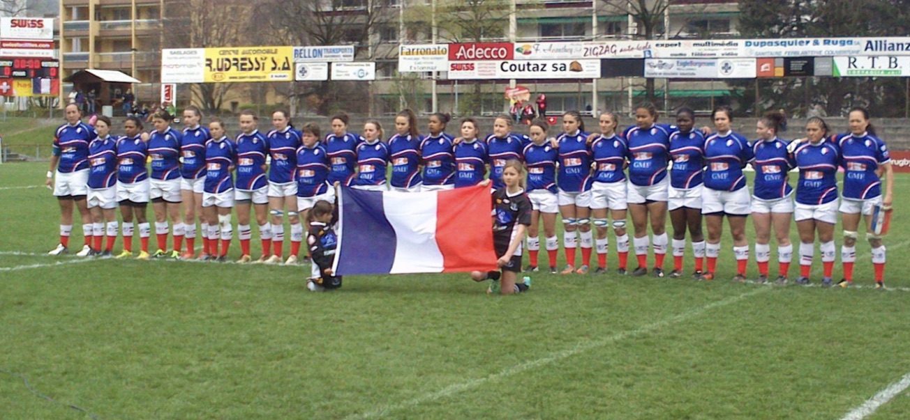 Tenues de rugby personnalisées pour l_équipe de france de rugby féminine militaire