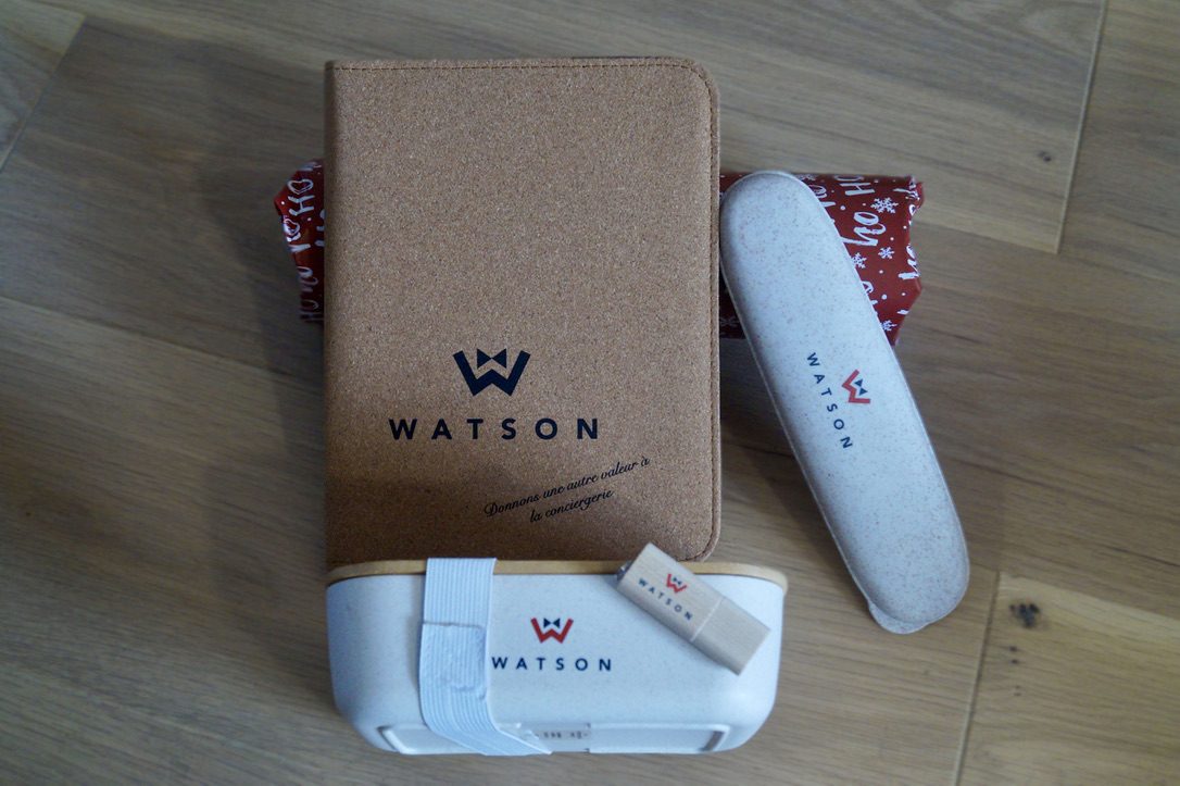 objets promotionnels pour la conciergerie Watson