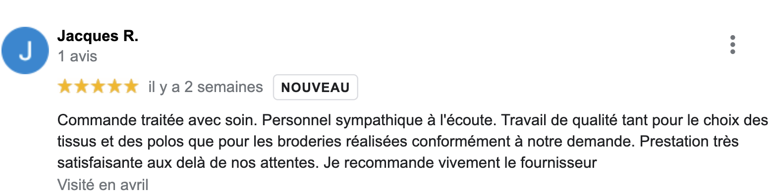 Avis clients Ultra Petita Google CRGR